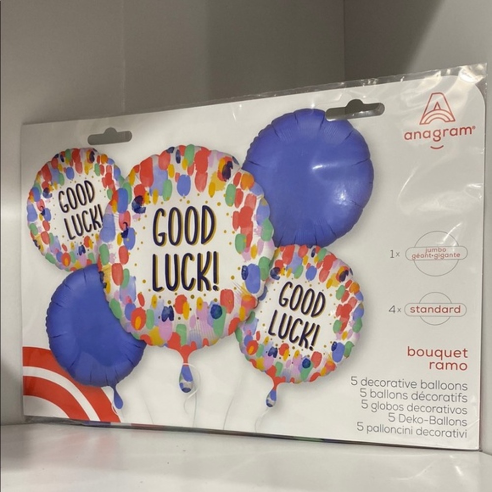 Good Luck Balloons bouquet- Multicolor